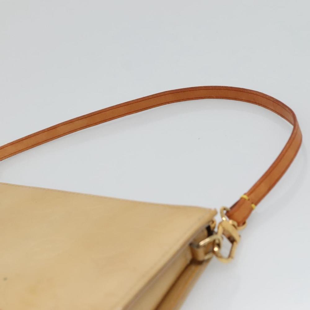 LOUIS VUITTON Monogram Vernis Lexington Pouch Beige M91010 LV Auth 136715 - Picture 14 of 16